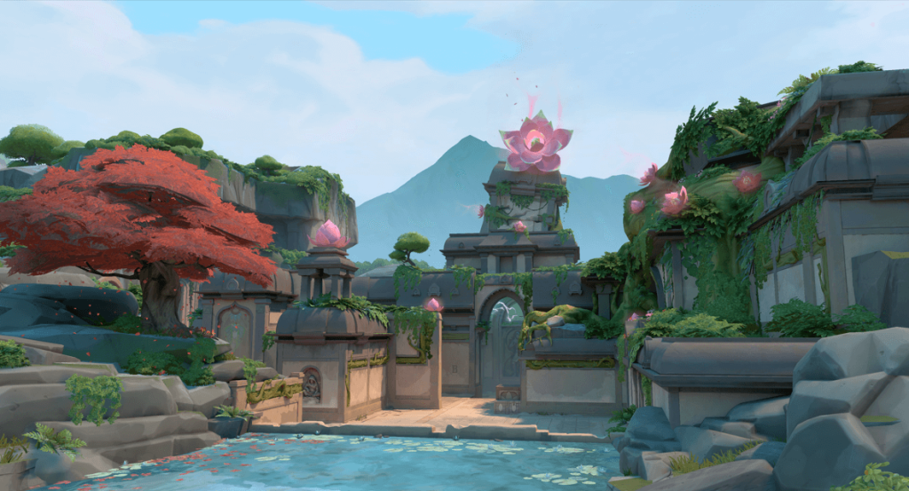 Valorant's new map is called Lotus title
