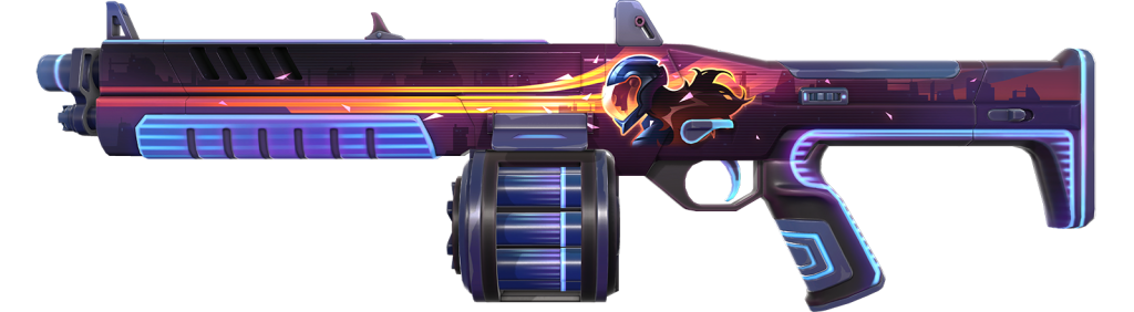 Judge Gridcrash valorant skin SideView