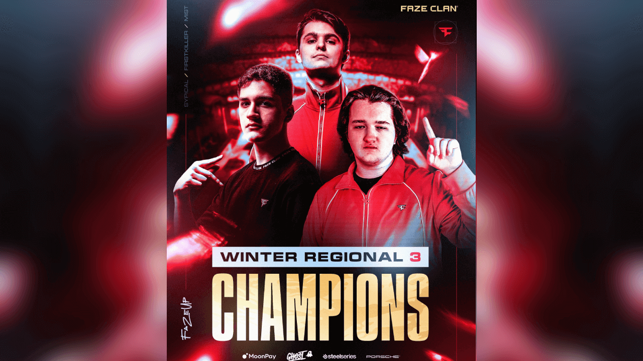 FaZe becomes Champion of the RLCS Winter Invitational