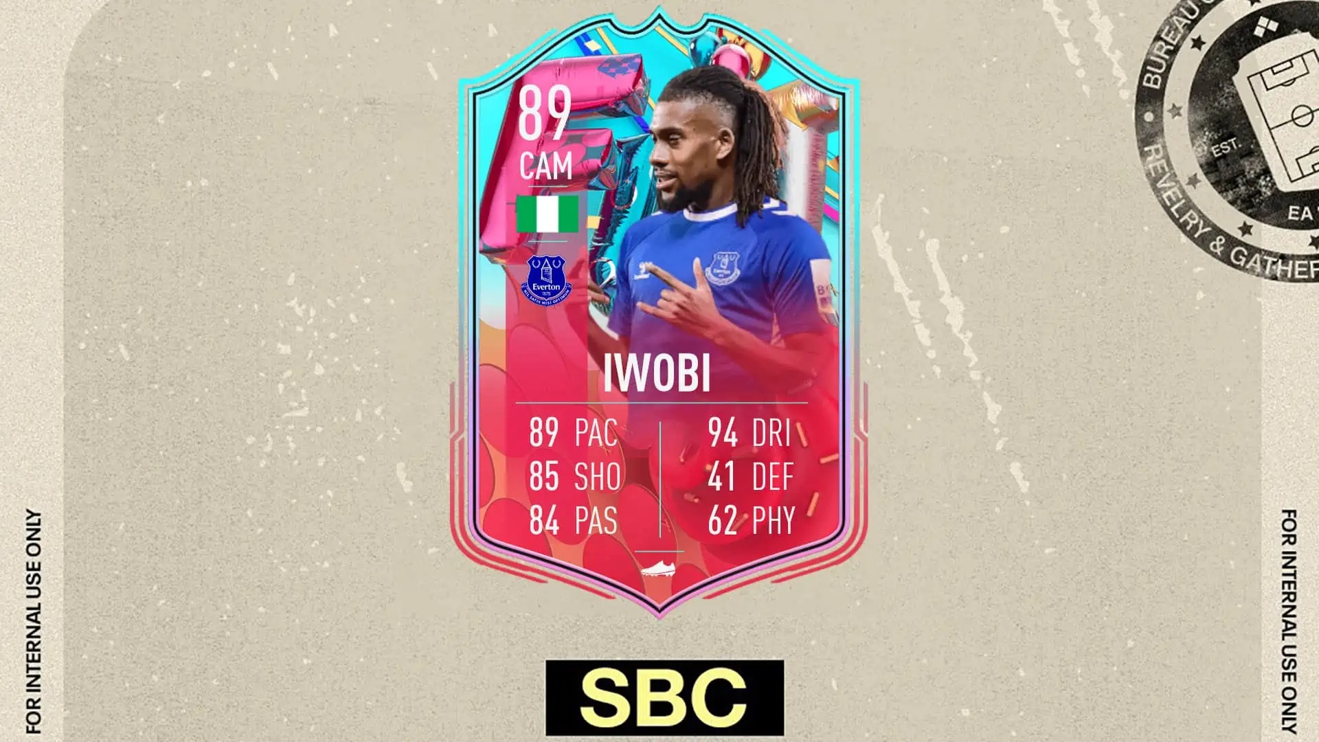 FIFA 23: SBC Alex Iwobi from the FUT Birthday Campaign