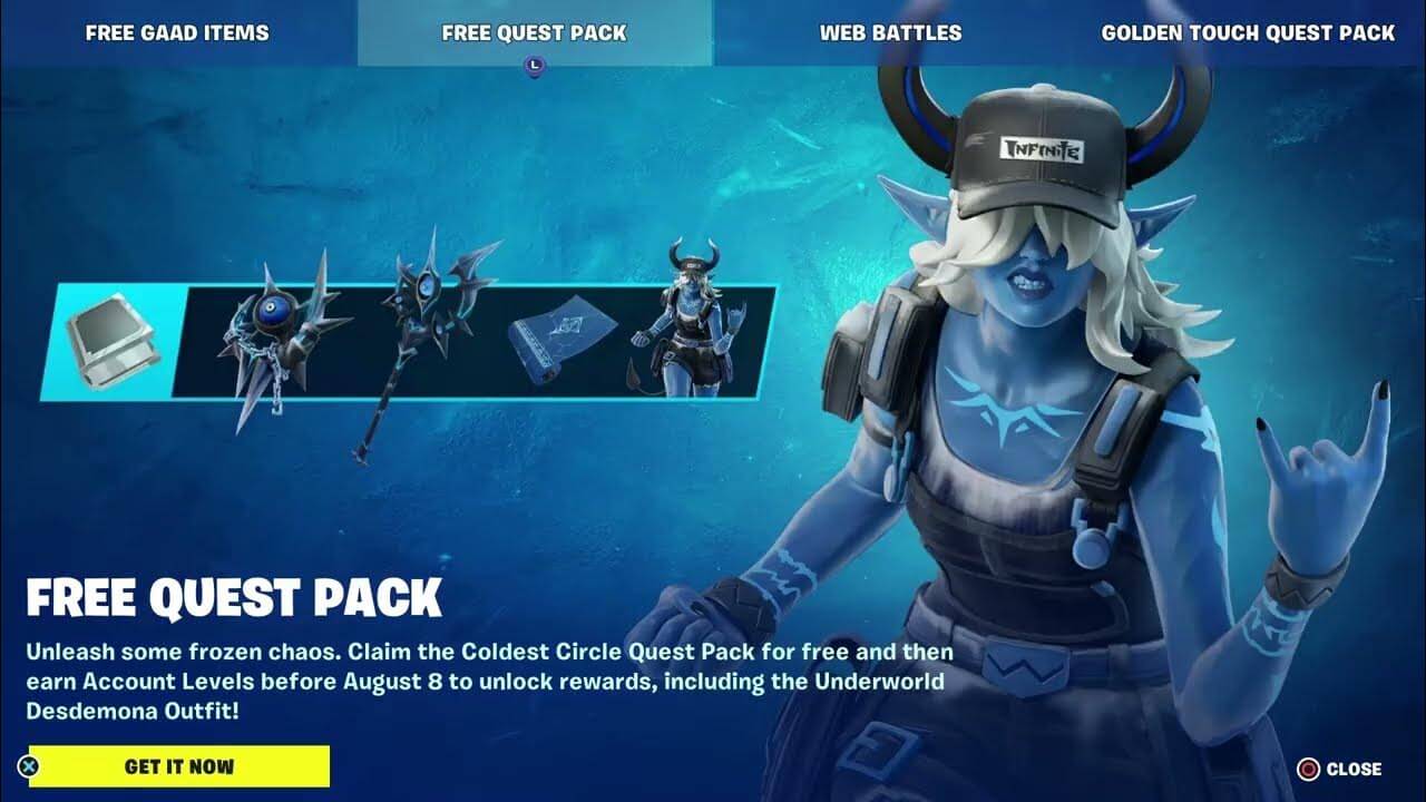How to Obtain the Coldest Circles Quest Pack for Free in Fortnite?