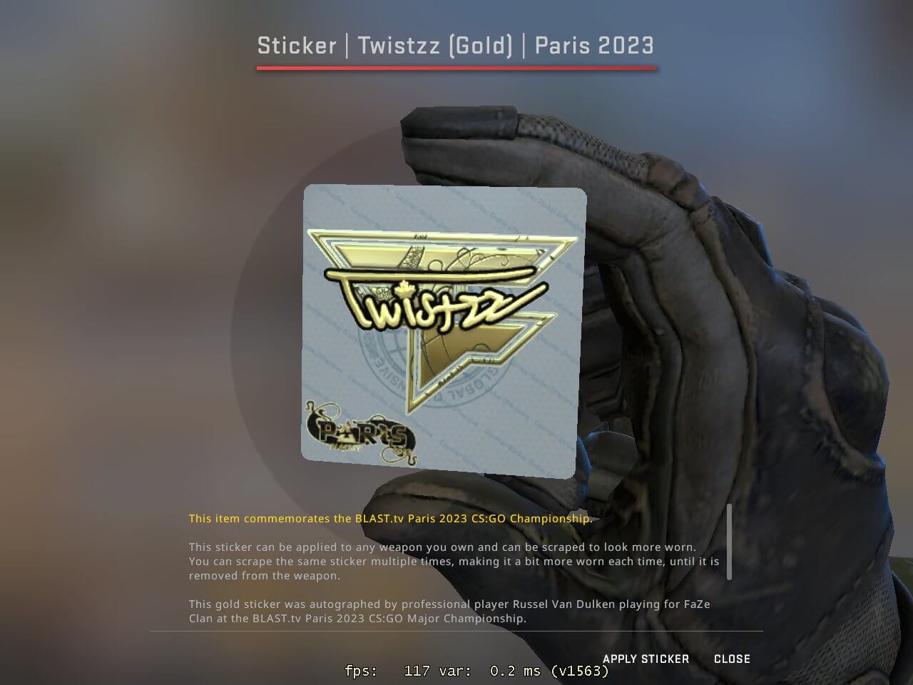 FaZe CS:GO major stickers are worth more than a FaZe share