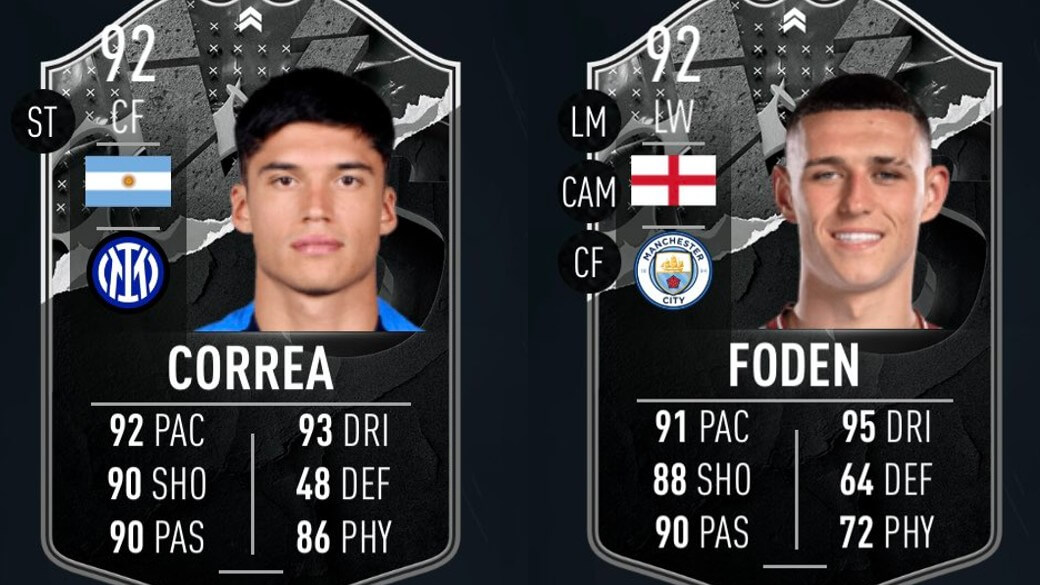 FIFA 23: How to complete the SBC of Phil Foden and Joaquín Correa from the Showdown Series