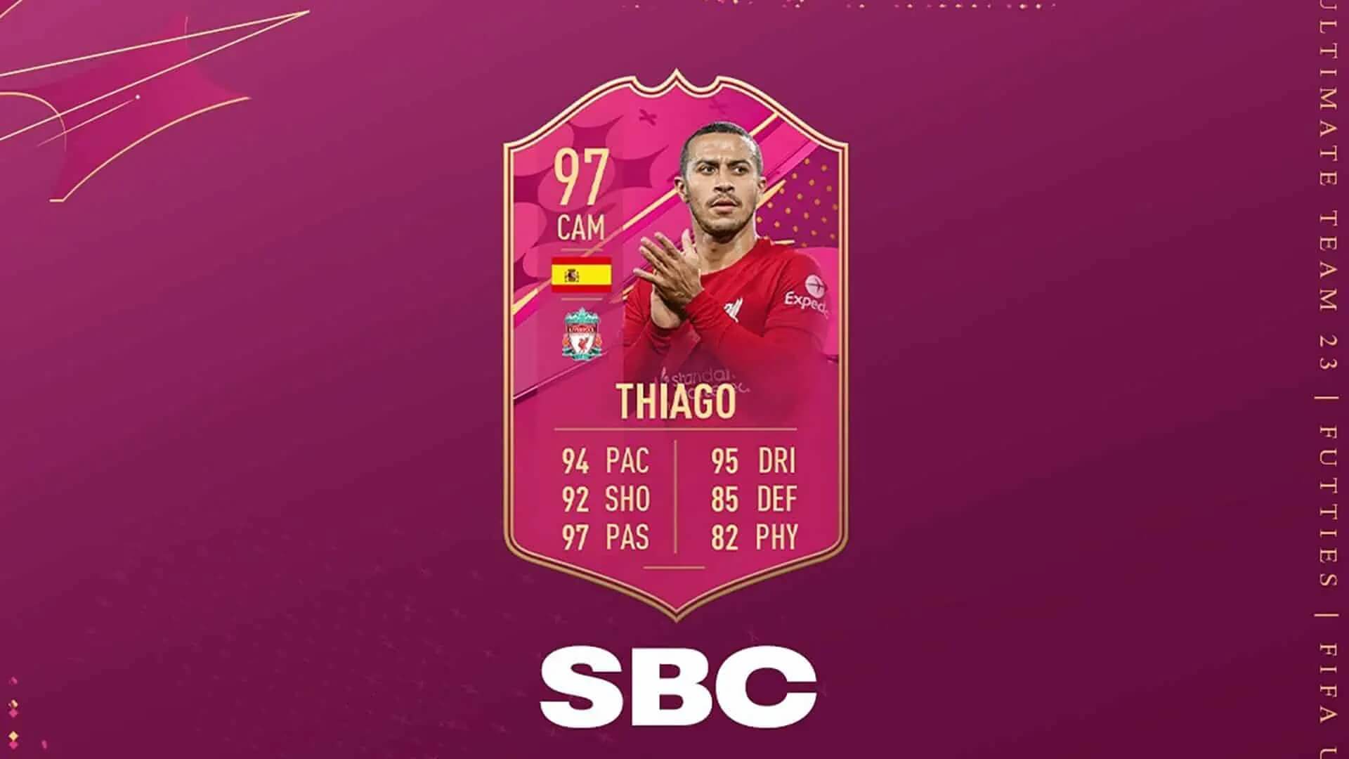 FIFA 23: How to complete the FUTTIES Thiago Alcantara SBC