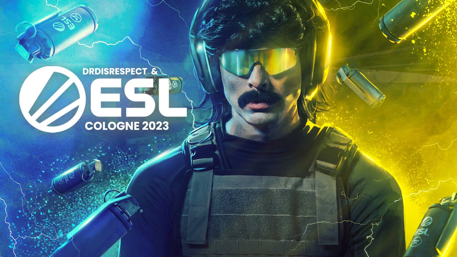 Dr Disrespect commentates IEM Cologne via stream