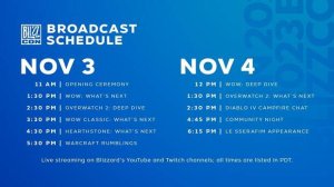 schedule blizzcoin