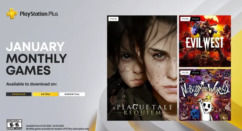 PlayStation Plus Essential January 2024 Exciting Lineup Revealed