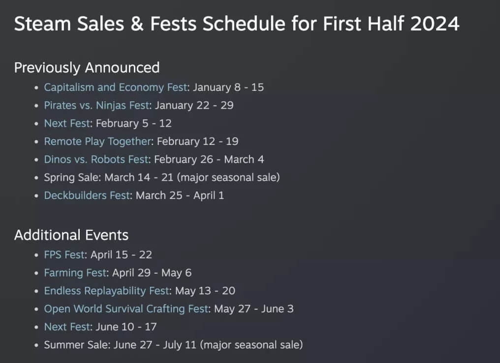 steam sale