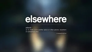 elsewhere