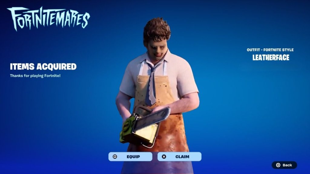 Fortnite Leatherface Skin Release Date, Details, and How to Get It for